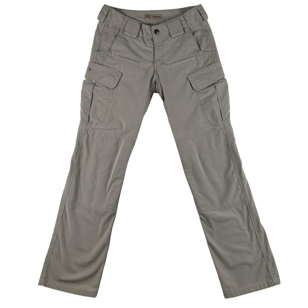 5.11 Tactical Pants Womens 2 Regular Beige Cargo Ripstop Workwear Twill Utility